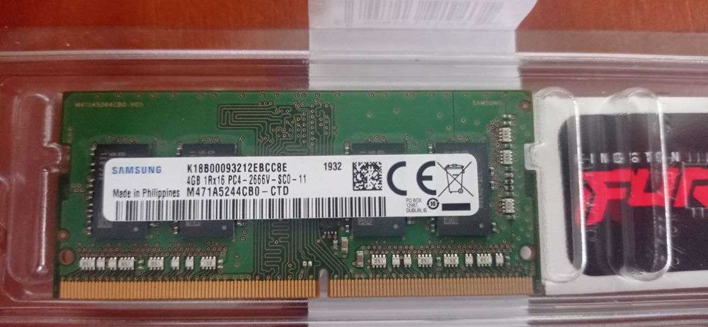 8 GB DDR4 2667 SODIMM (2x4)