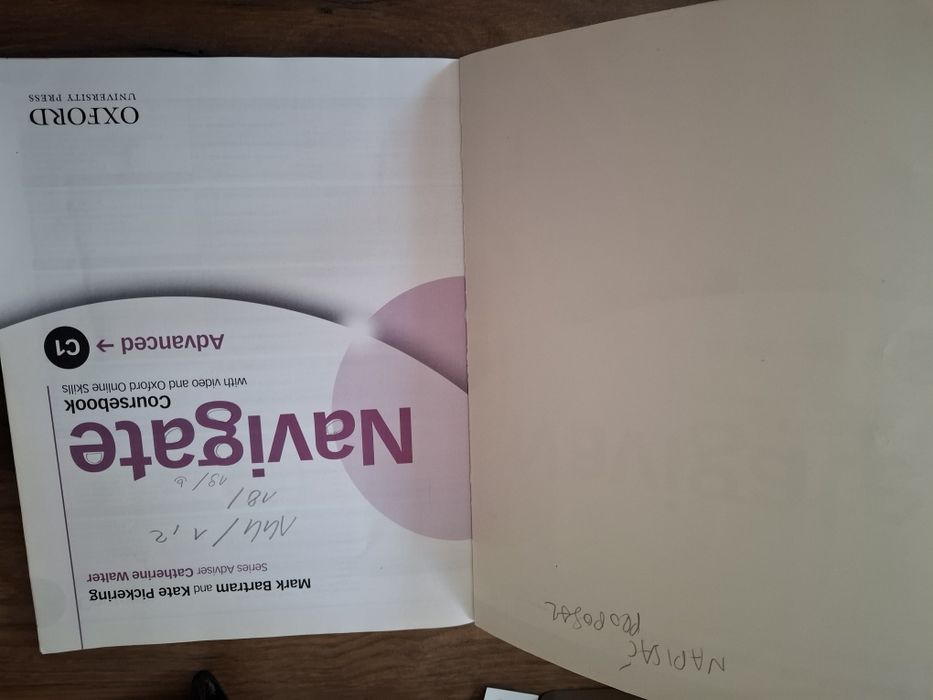 Podręcznik do nauki języka angielskiego Navigate Advanced C1 Oxford