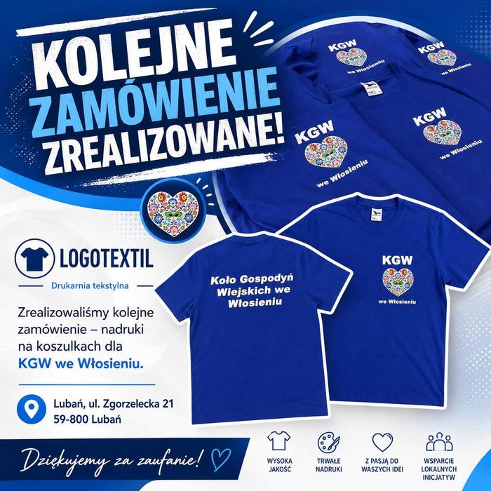 Koszulki z Logo Firmy lub Własną Grafiką , Trwały Nadruk