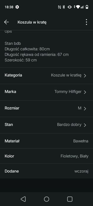 Koszula Tommy hilfiger męska