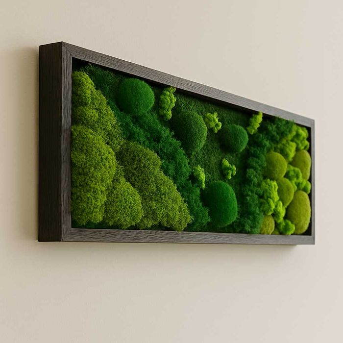 Настінний декор з моху, картина з моху.Під замовлення,Швидке виконання