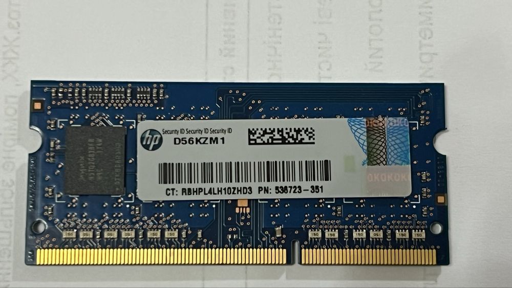 Пам'ять DDR3 SO-DIMM Hynix 1333 2Gb CL9 (HMT325S6BFR8C-H9)