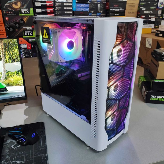 Компютер Новий Ryzen 5 5500, 16GB DDR4, RTX 2060 Super 8GB, SSD 512GB