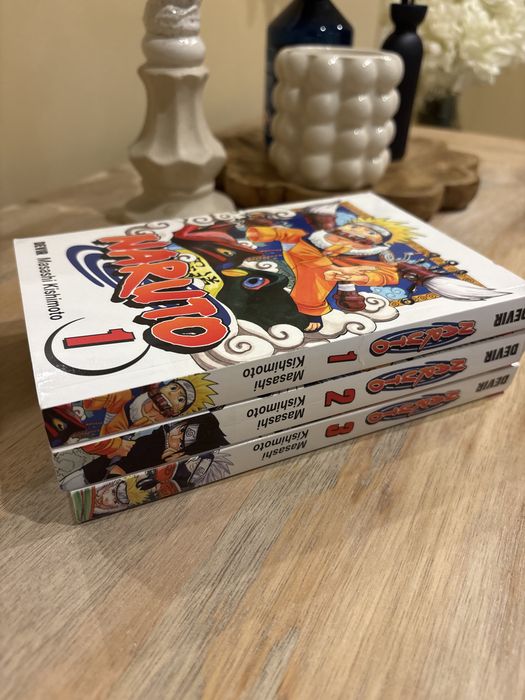 Livro naruto 1-2-3 (manga)