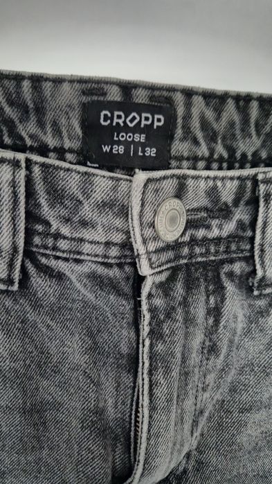Spodnie dżinsy męskie Cropp W28 L 32 szare