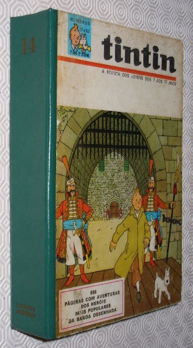 Tintin revista - volumes encadernados capa original Bertrand Tintim