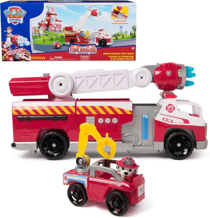 Ігровий набір Spin Master Paw Patrol Великий пожежний автомобіль делюкс з Маршаллом! (6072639)