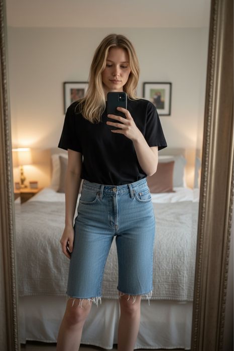 jeansowe spodenki levis S