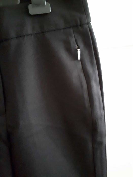 Czarne spodnie Reserved, 34, nowe, z metką, kieszenie, lampasy