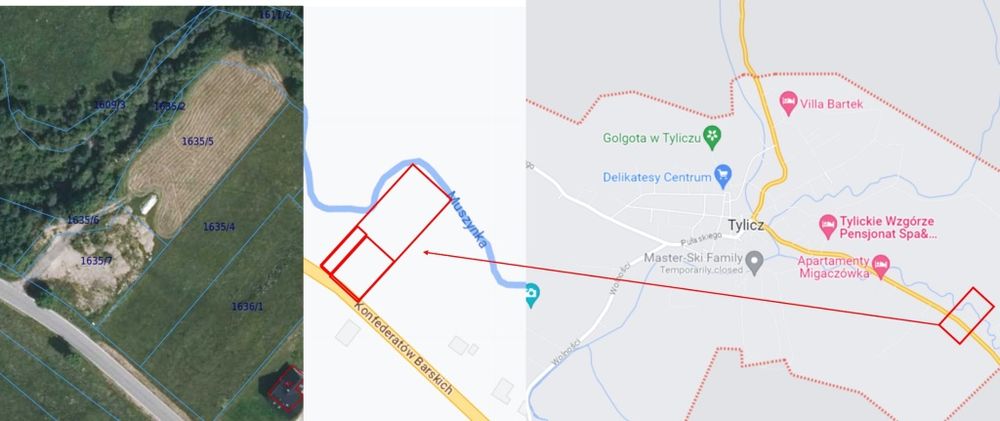 Atrakcyjna działka w Tyliczu