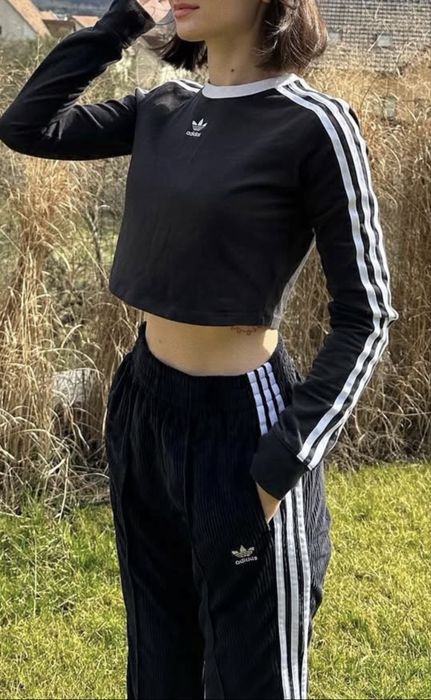 Вельветові штани кльош Adidas
