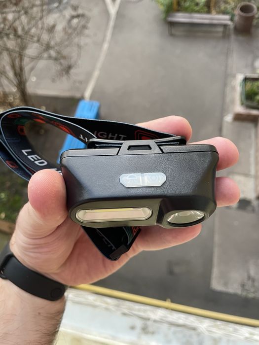 ДОВГОВІЧНИЙ, Налобний ліхтар із змінним акумулятором 18650 на 3000 mAh