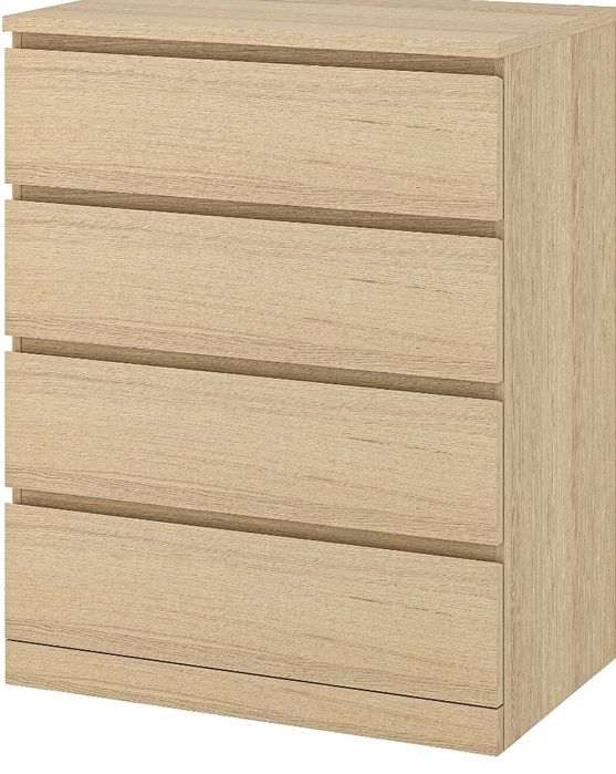 Malm (APENAS 4 Gavetas cómoda)