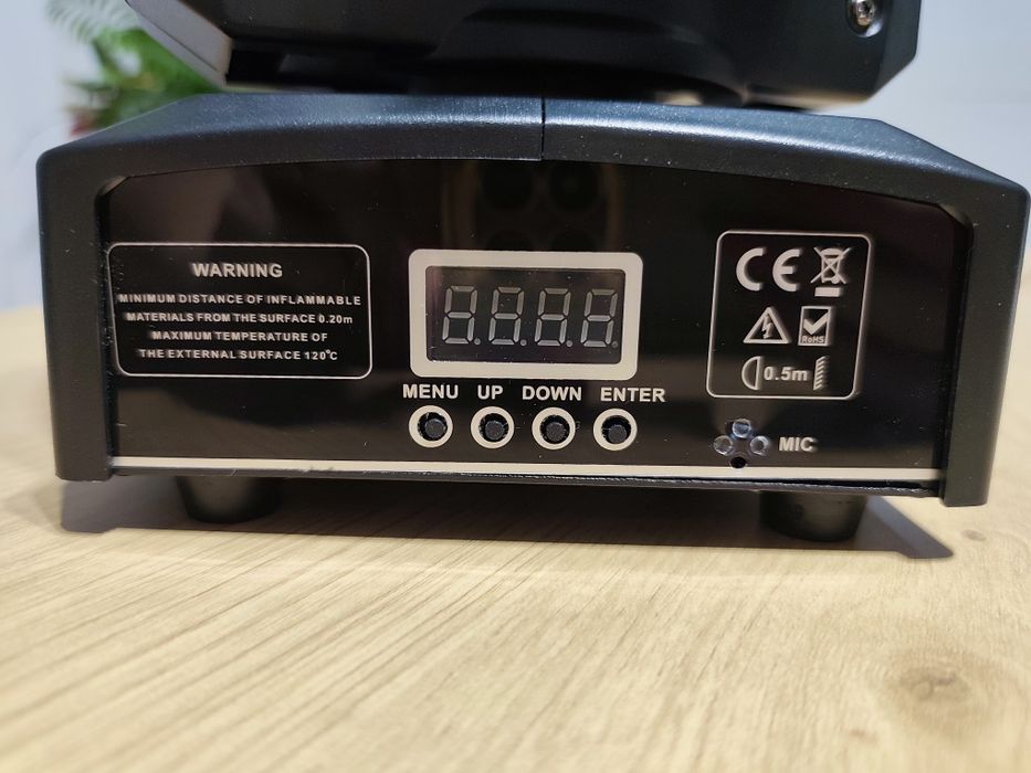 Lampa dyskotekowa DJ ruchoma głowica