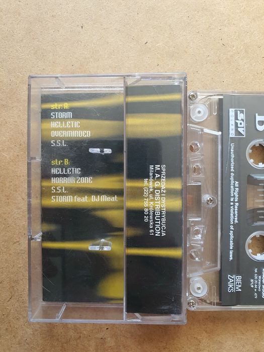 Thunderdome Vol 1 kaseta audio