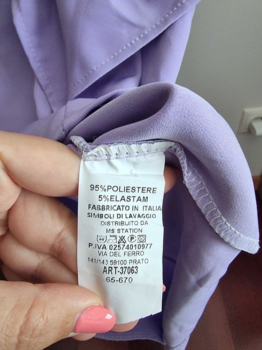 Blusa lilás, tamanho único - nova com etiqueta