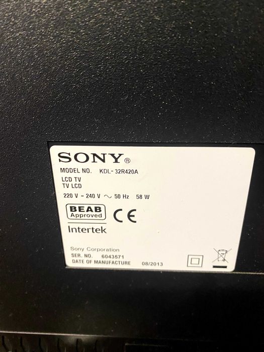 Televisão Sony como nova