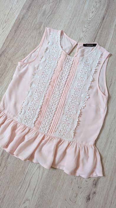 Damski top bluzka z baskinką Vero Moda S