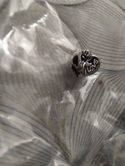 Nowy Charms serduszko love na bransoletkę typu Pandora