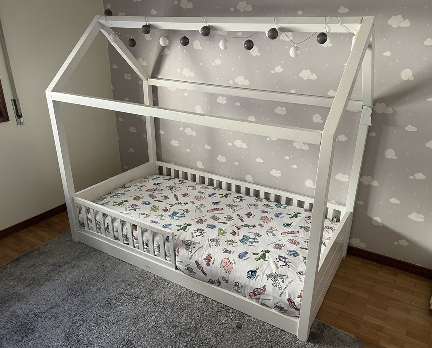 Cama Montessori Criança  Fly-baby c/estrado + colchao