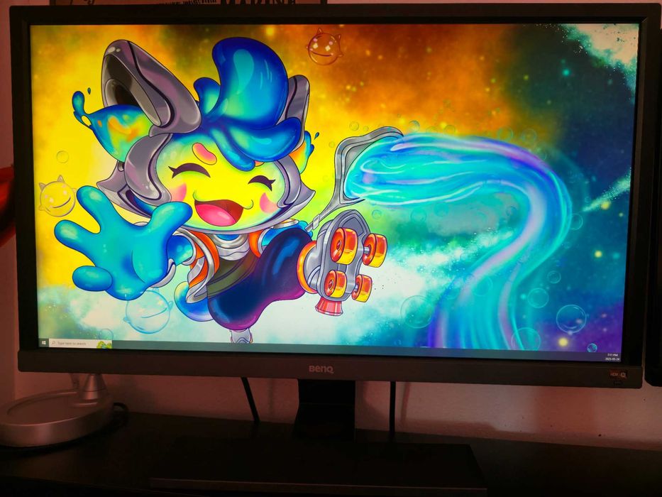 Monitor BenQ EL2870U 28'' 4K HDR 1ms, excelente estado!