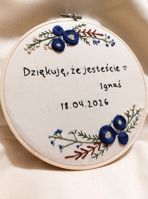 Tamborek 20cm z podziękowaniem
