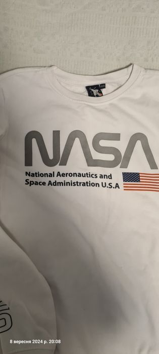 Світшот Nasa на підлітка