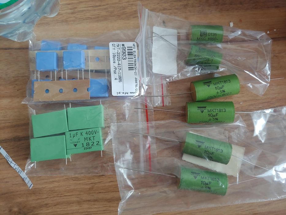 Vishey roe 10mf. 5uf нові конденсаторы