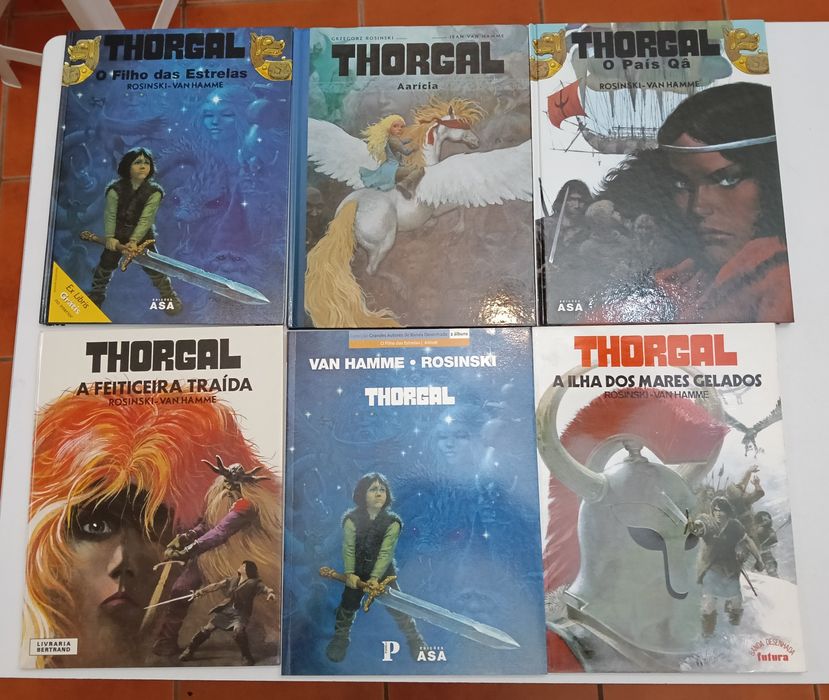 28 Albúns Thorgal, O Escorpião, A Última Profecia, Chninkel, Ramiro,