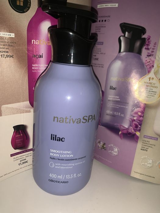 Loções corporais  nativaSPA