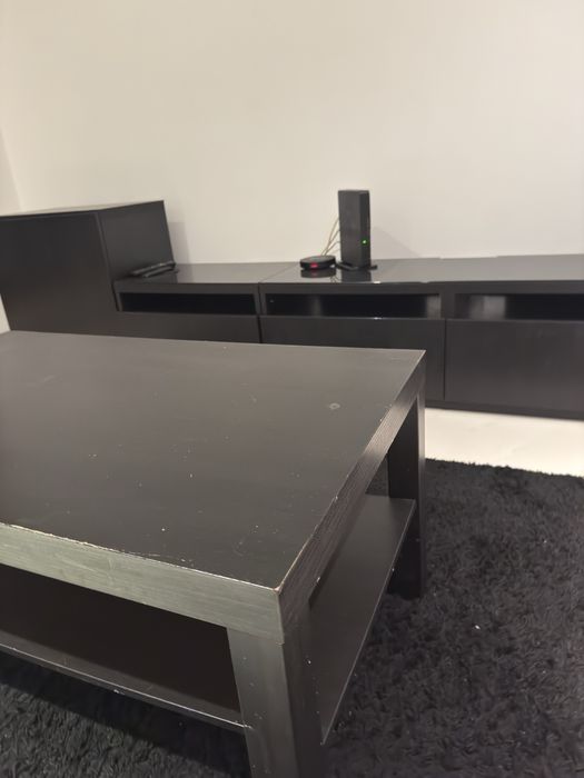 Conjunto Sala: Móvel de TV Modular + Mesa de Centro