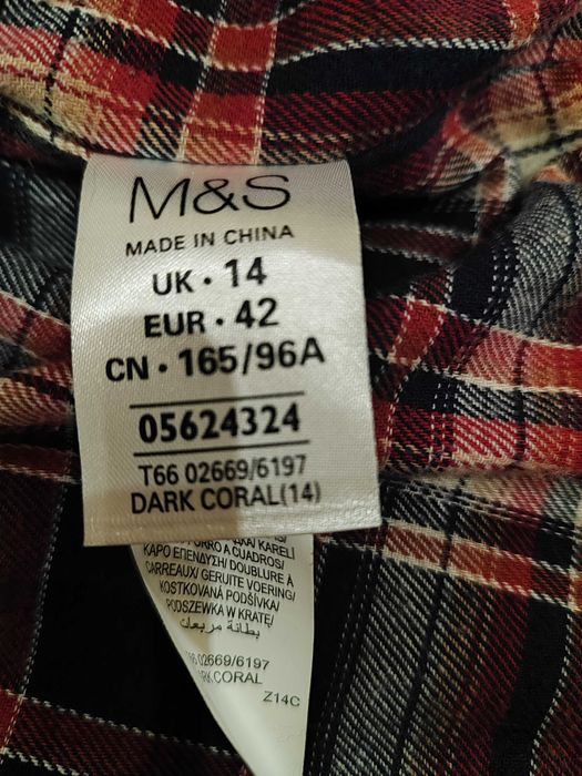 Куртка напівпальто Mark and Spencer напіввовняне жіноче