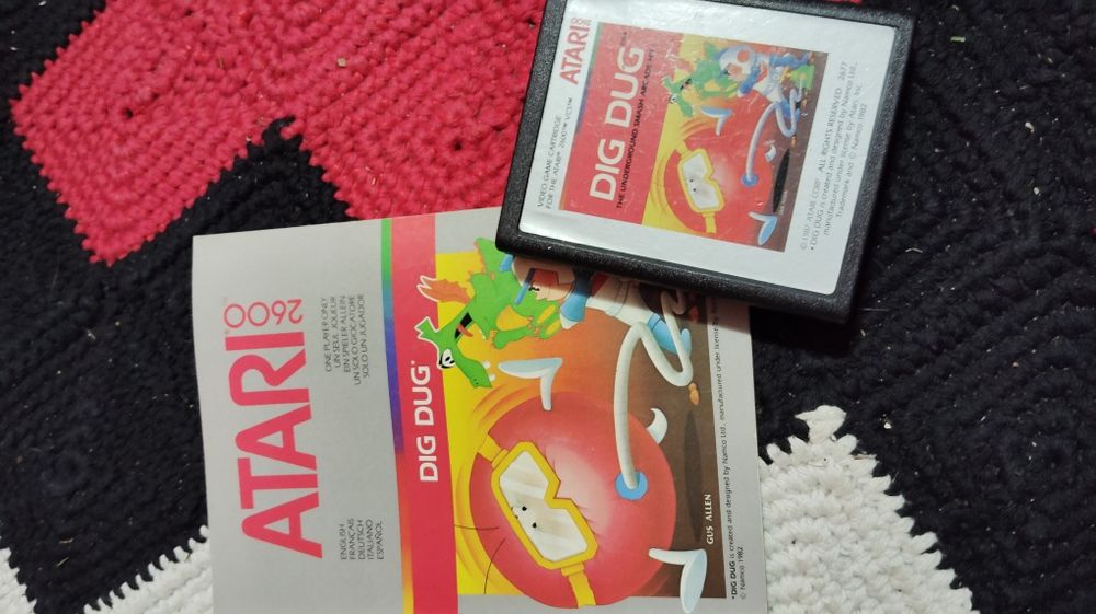 Dig Dug Atari cartridge