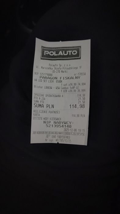 Żarówki led h7 nowe !