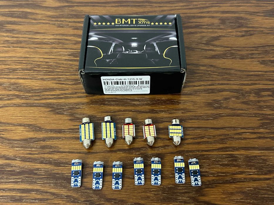 LED żarówki oświetlenie wnętrza LED białe 11 sztuk napięcie 12V