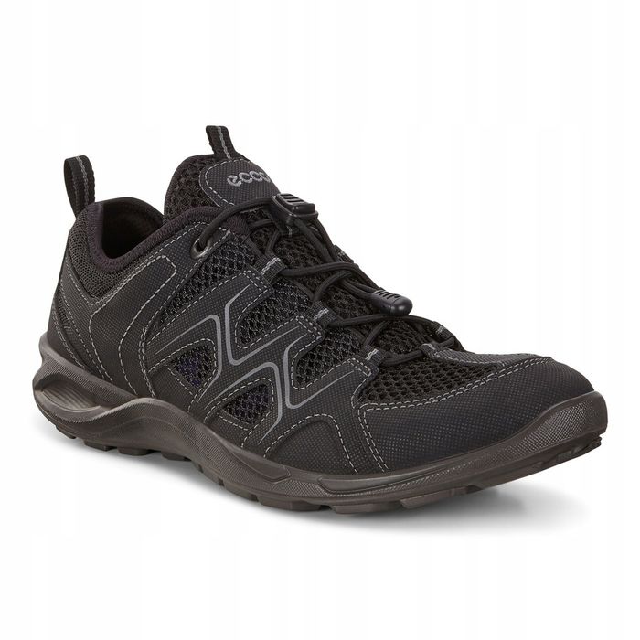 Ecco damskie buty sportowe czarne z logo 42 16la