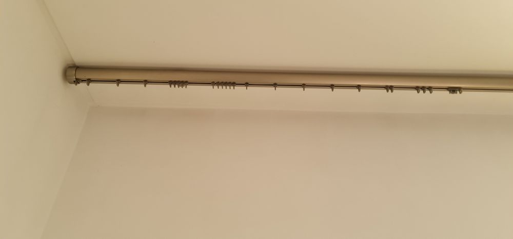Calha cortina fixar