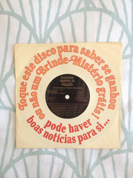 Disco vinil 33rpm: "Os Maiores Sucessos do Brasil" (vintage)