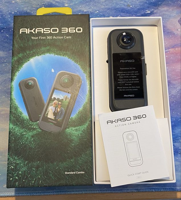 AKASO 360 Екшн камера нова