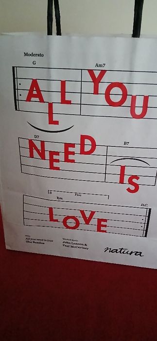 Saco de papel Natura, temático