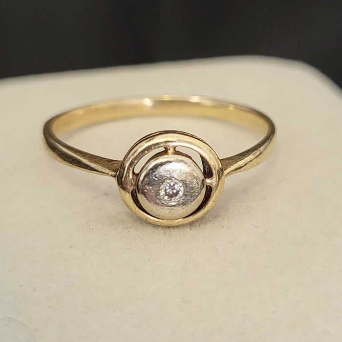 złoty pierścionek pr 585