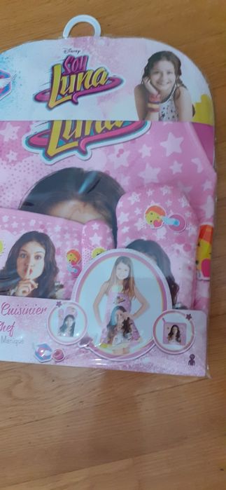 Conjunto avental Luna para crianças.