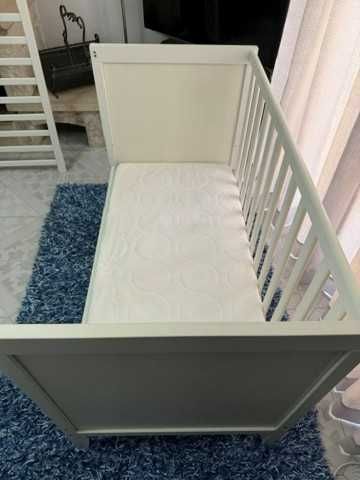 Сama de bebé Branca IKEA + Colchão + OFERTA Extras
