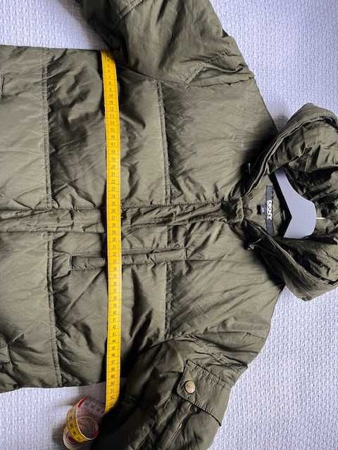 Kurtka płaszcz puchowy DKNY, zielony, XS