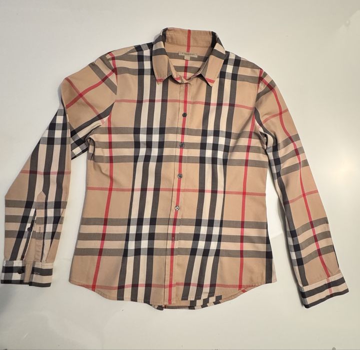 Bluzka koszulowa damska Burberry