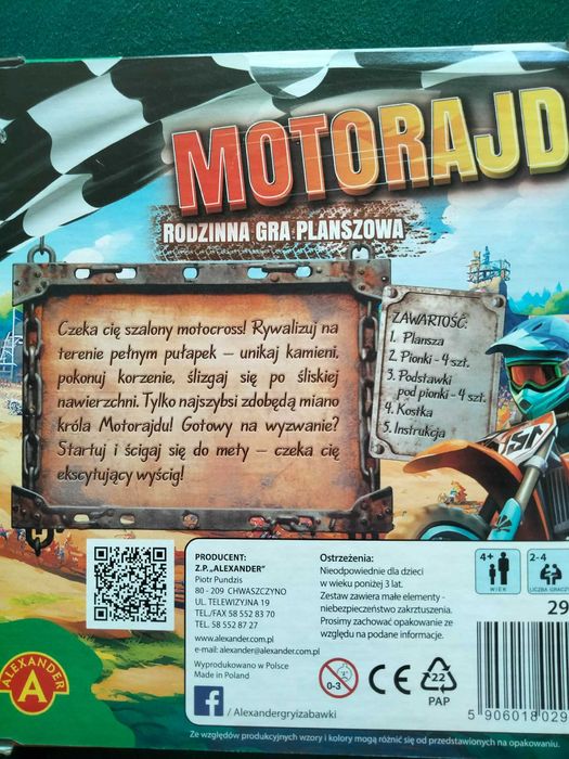 Gra planszowa "Motorajd"