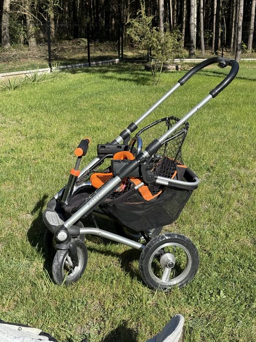 Duży zestaw Wózek, Fotelik Mutsy 4Rider, Joey Silver 5 w 1 ISOFIX