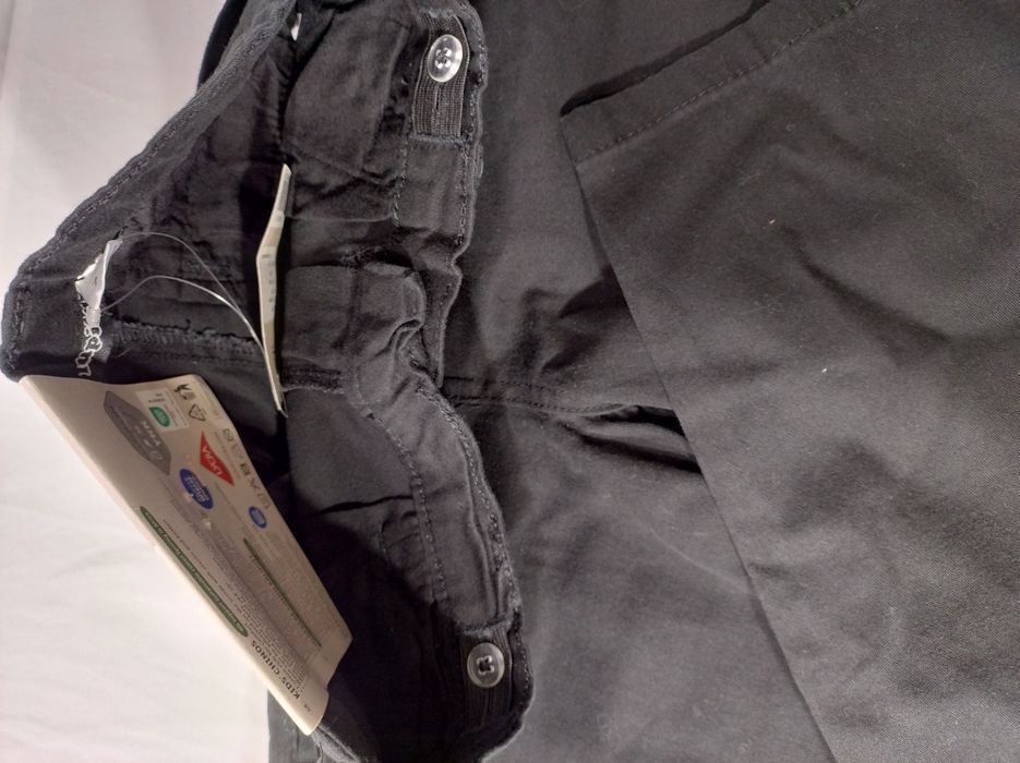 Spodnie chłopięce r 134 chino czarne