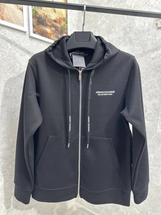 Чоловіча мужская Зип зіп худи худі кофта  Armani Exchange армані розмір  S-XXL