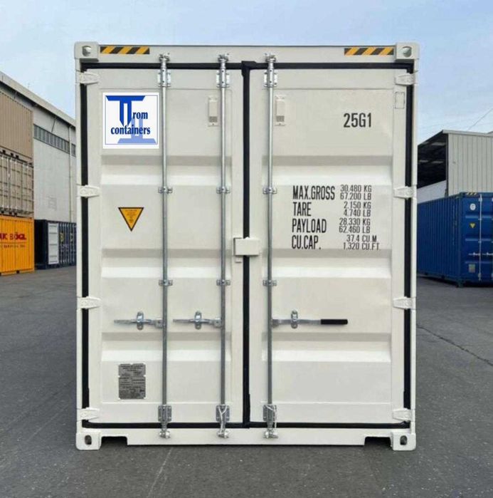 Contentor Marítimo 40' DV - 12m - 30m2 | One Way e Usados - TROM Containers